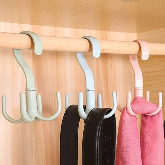 Vielseitiger 360° Kleiderhaken für Gürtel und Accessoires
