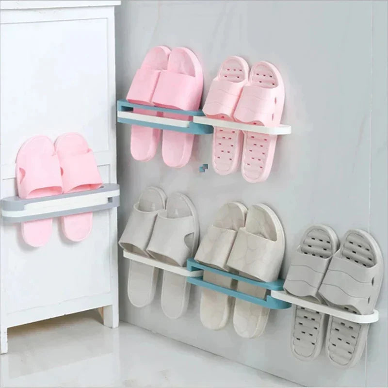 Multifunctional Shoe Rack for the Bathroom