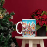 3D Lebkuchenmann Keramiktasse für Weihnachten