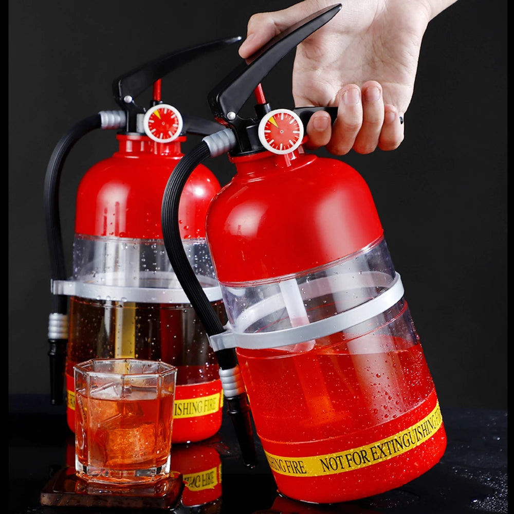 1,5L Getränkespender im Feuerlöscher-Design – Spaß für jede Feier