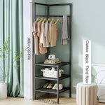 3-piece coat hook with shelf