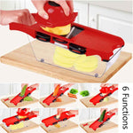 Multifunktionaler 6-in-1 Gemüseschneider von FrischeMeister