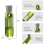 Multifunctional Bottle Cleaning Brush with 3 Heads