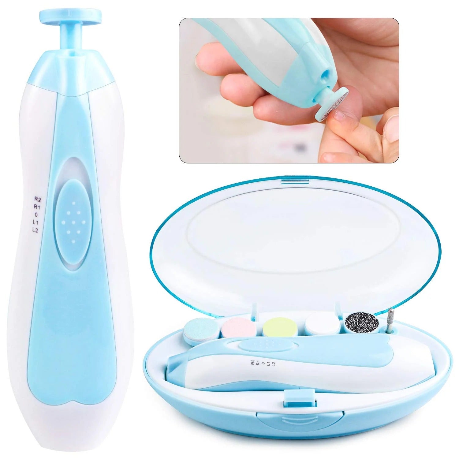 Electric Nail Trimmer for Babies and Children – High-Quality Nail Clipper