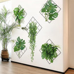 3D Grüner Pflanzen Wanddekoration (2er Set) EcoLeaf