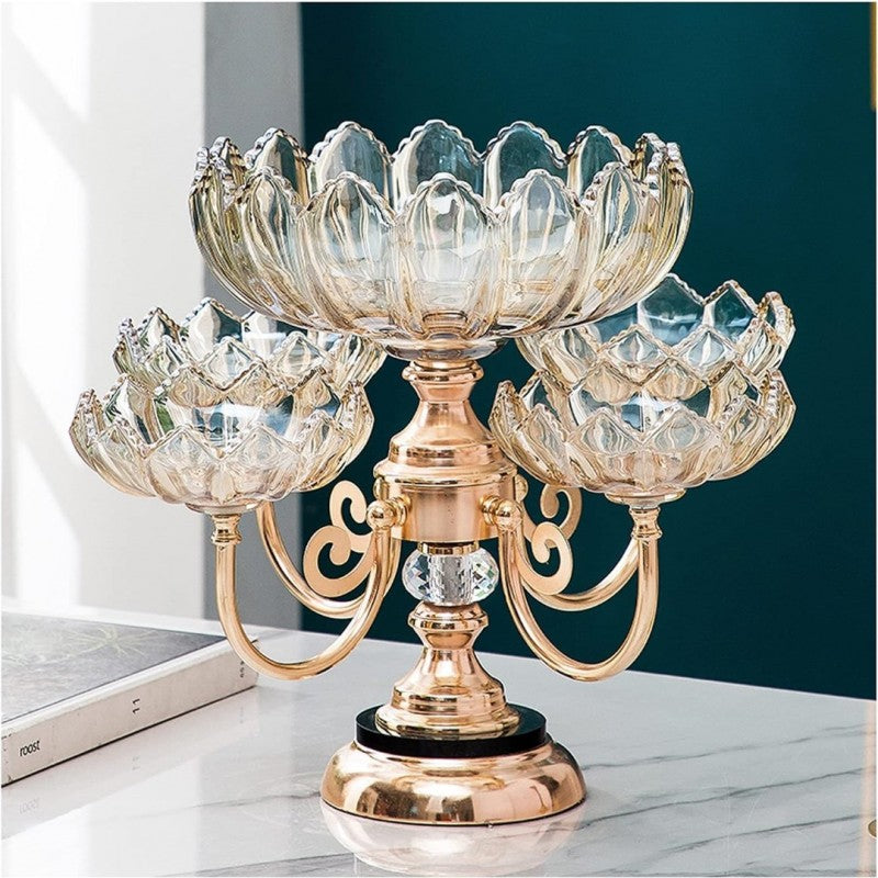 Elegant Rotating Snack Display Stand