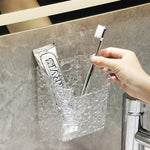 ArtGrip Wall-Mounted Clear Acrylic Brush Holder