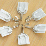 Set aus 6 flexiblen Wandhaken für jeden Raum