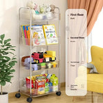 Vielseitiger Aufbewahrungstrolley mit Rollen – FlexiCart
