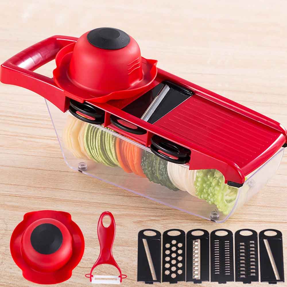 6-in-1 Vegetable Slicer Mandoline Kitchen Helper