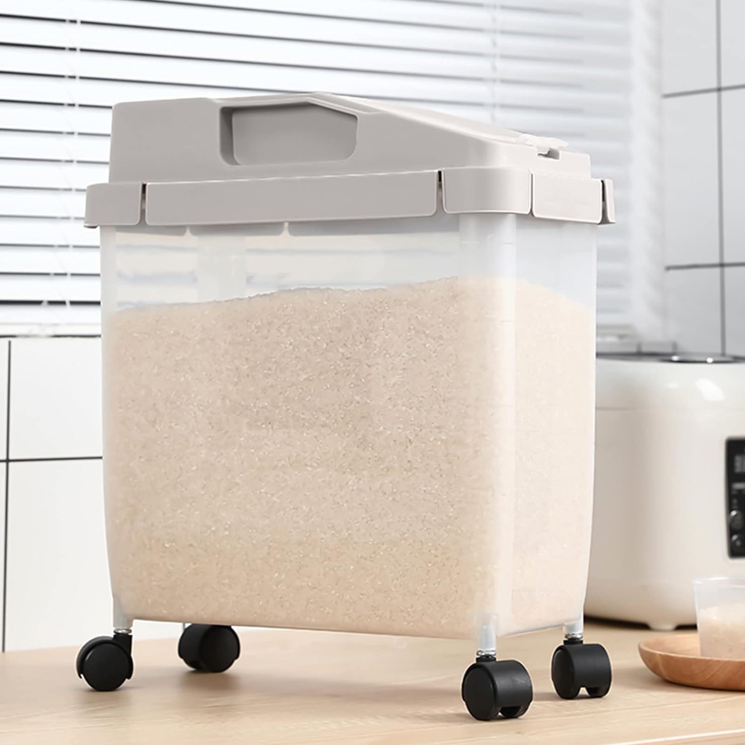 Reisaufbewahrungsbehälter mit Rollen, 10 kg Fassungsvermögen