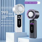 CoolBreeze Handventilator mit Kühlfunktion | USB-betrieben | Digitalanzeige | 3 Geschwindigkeitsmodi