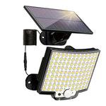 Solarbetriebene Wandleuchte mit Bewegungsmelder – 106/144/280 LEDs