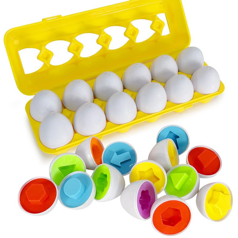 Learning Toy Set with Colorful Eggs for Kids