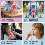 Astronaut-themed water bottle for children