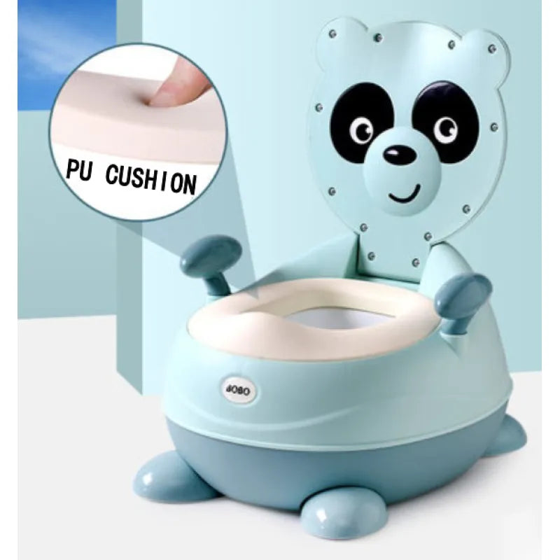 Panda-Design Baby Potty - Soft Baby Potty with PU Seat