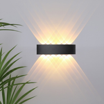 Modern LED Wall Light in Aluminum for Indoor and Outdoor