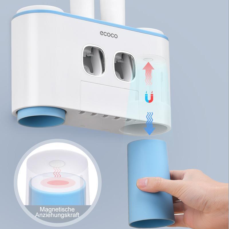 Intelligenter Zahnbürstenhalter und Zahnpastenspender Set | CleanaCare