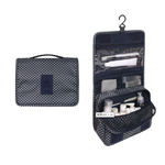 Wasserabweisende Kosmetiktasche mit Haken und Fächern für Reisen