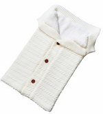Lined Baby Sleeping Bag with Hood – Soft Knitted Fabric