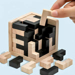 Holzpuzzle 3D - Rätselspiel für Denksportfreunde