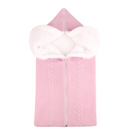 Sleeping Bag for Babies with Hood – Cuddly Knitted Sleeping Bag