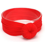 Knotted Bow Headband for Girls - Soft Baby Turban Headband
