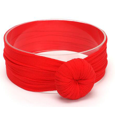 Knotted Bow Headband for Girls - Soft Baby Turban Headband