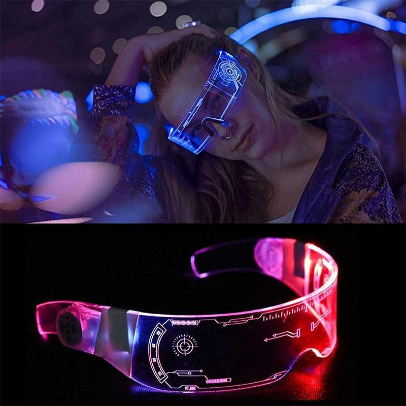 Strahlende LED-Brille NeonBlick