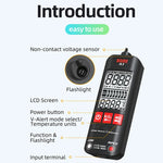 Fully automatic digital multimeter with anti-burn function