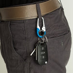 Creative stainless steel keyring