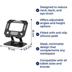 FlexiStand | Höhenverstellbarer Tablet-Halter – Ergonomisch und Praktisch