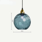 Elegant Glass Ball Pendant Lamp – AuraLicht