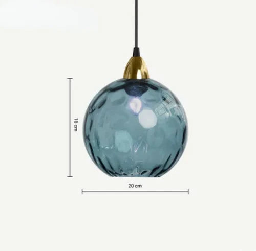 Elegant Glass Ball Pendant Lamp – AuraLicht