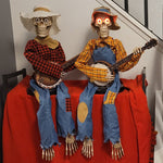 Funny Duel with Lively Banjo Skeletons