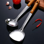 Elegantes Küchenutensilien-Set aus Edelstahl (5 Teile)