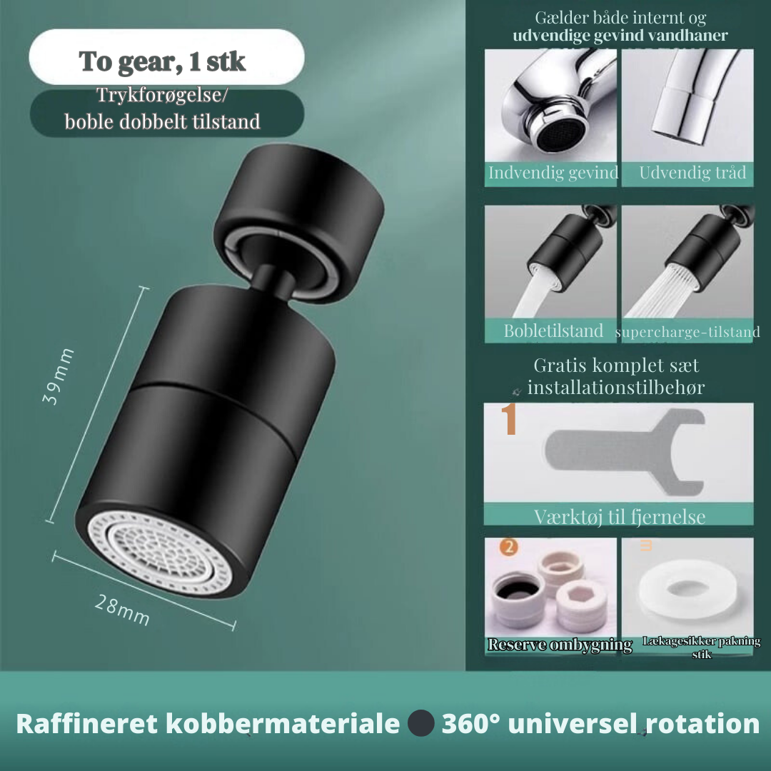 FlexiSpritz – 720° Freiheit für müheloses Spülen