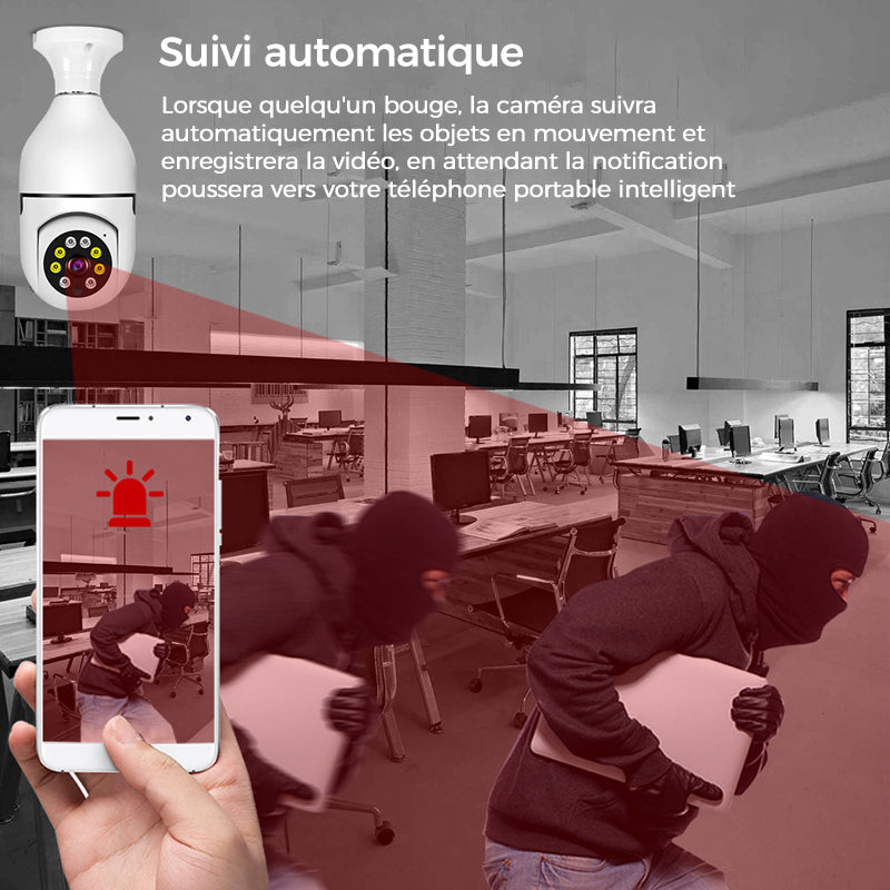 Wireless Light Bulb Security Camera