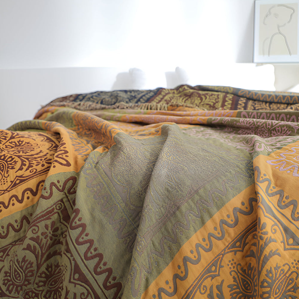 Boho Tassel Blanket for a Cozy Home