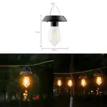Sunlight | Compact Solar Pendant Light for Garden & Balcony | Weatherproof | LED Outdoor Lighting