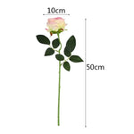 10-piece set of elegant silk roses for any occasion