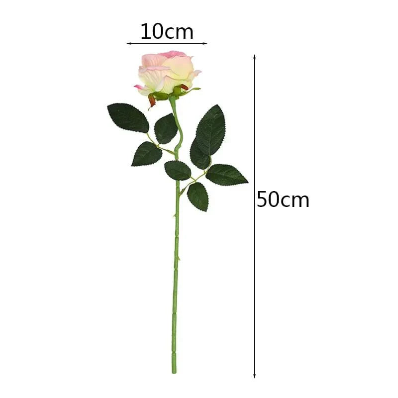 10-piece set of elegant silk roses for any occasion