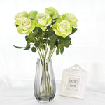10-piece set of elegant silk roses for any occasion