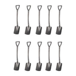 10-teiliges Set eleganter Edelstahl-Kaffeelöffel