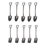10-teiliges Set eleganter Edelstahl-Kaffeelöffel