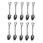 10-teiliges Set eleganter Edelstahl-Kaffeelöffel