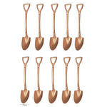 10-teiliges Set eleganter Edelstahl-Kaffeelöffel