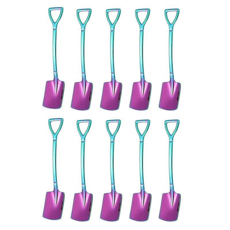 10 Stück Kaffeelöffel Set – Dessertlöffel und Teelöffel zum Rühren
