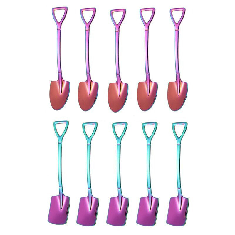10 Stück Kaffeelöffel Set – Dessertlöffel und Teelöffel zum Rühren
