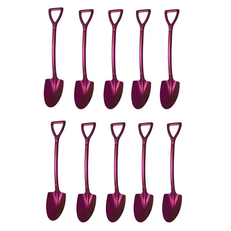 10 Stück Kaffeelöffel Set – Dessertlöffel und Teelöffel zum Rühren